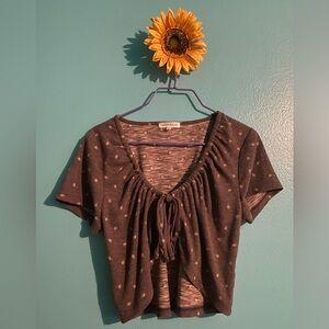 Maroon flower too